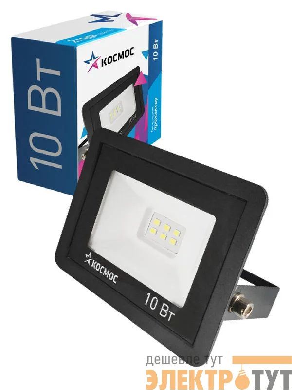 Прожектор 10Вт 800лм 6500К IP65 Космос K_PR5_LED_10
