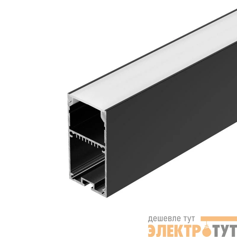Профиль LINE-S-3667-2000 BLACK L2000 алюм. Arlight 042901