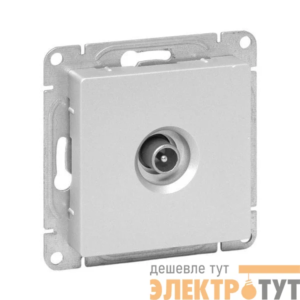 Розетка телевизионная оконечная TV СП Эпика механизм алюм. EKF UP1-SOA-TV-3