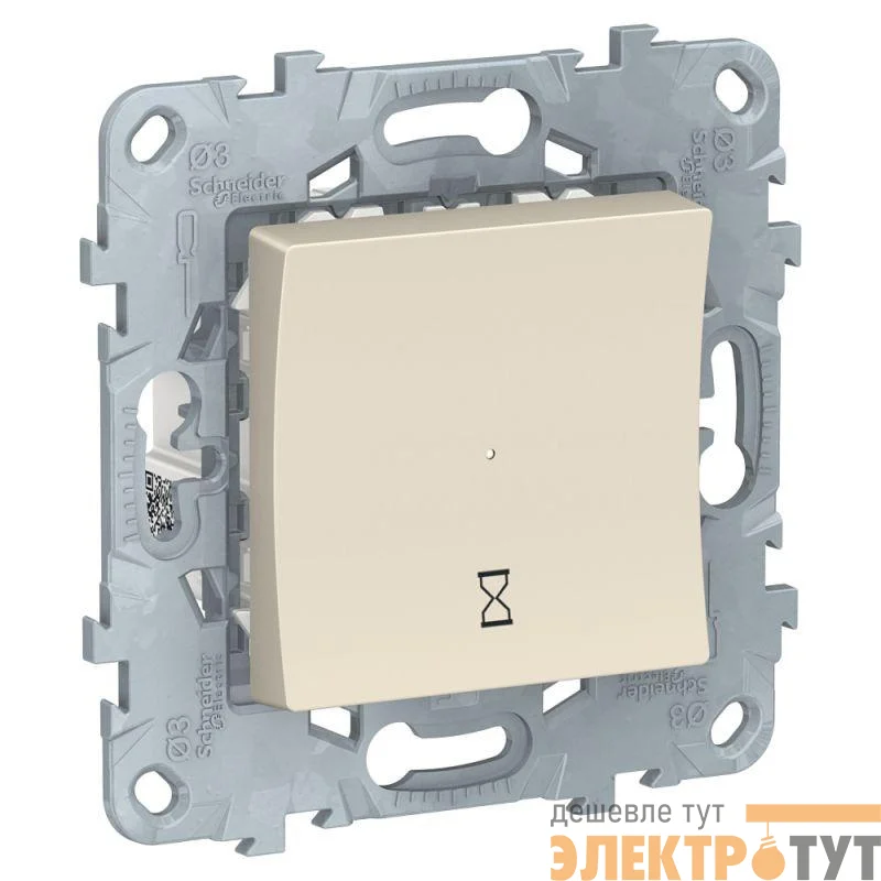 Таймер UNICA NEW нажимной 10А беж. SchE NU553544