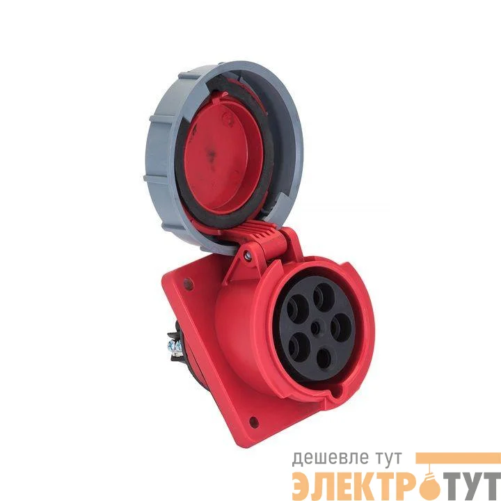 Розетка стационарная внутренняя угловая 4252 3Р+РЕ+N 32А 380В IP67 PROxima EKF ps-4252-32-380