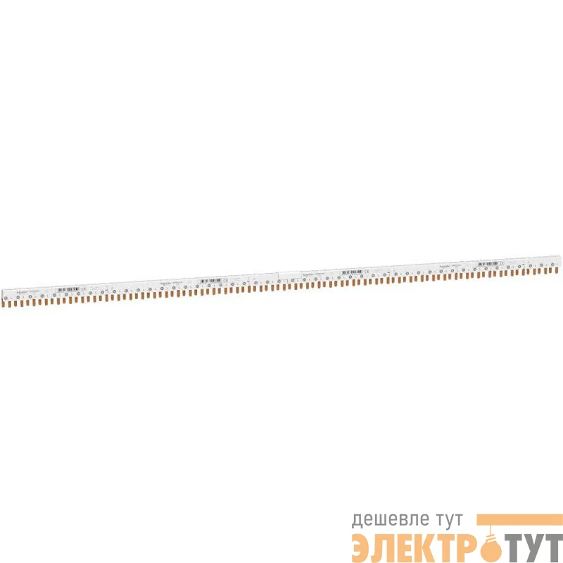 Шинка гребенчатая Acti9 1P+N (NL1…(шаг 9мм)) для iDPN iCV40 iDIFK 80А 48мод. SchE A9XPC648