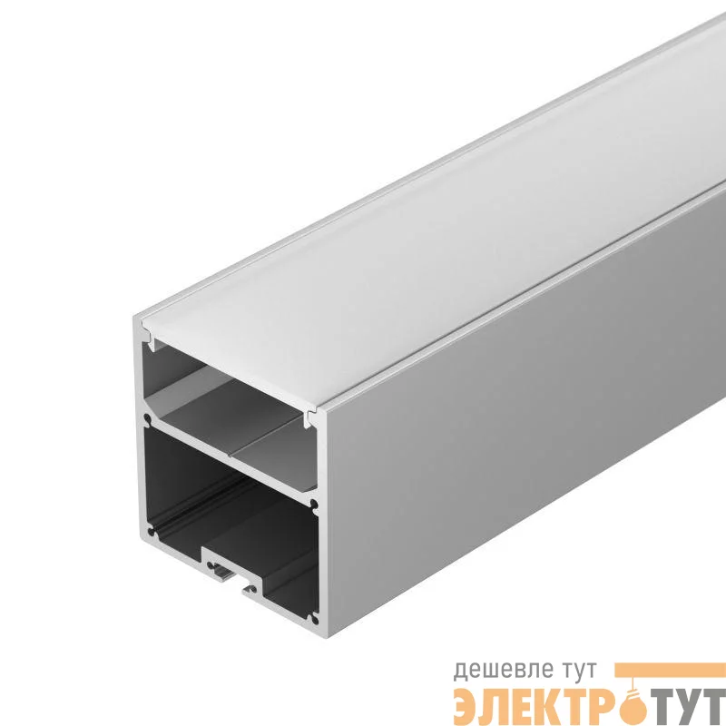 Профиль SL-LINE-5050-2500 ANOD+OPAL L2500 с экраном алюм. Arlight 020467