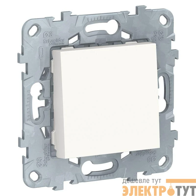 Переключатель 1-кл. UNICA NEW (сх.6) 10AX 250В бел. SchE NU520318