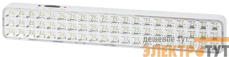 Светильник светодиодный DBA-106-0-20 60LED 6ч IP20 аварийный постоянный/непостоянный Эра Б0044399