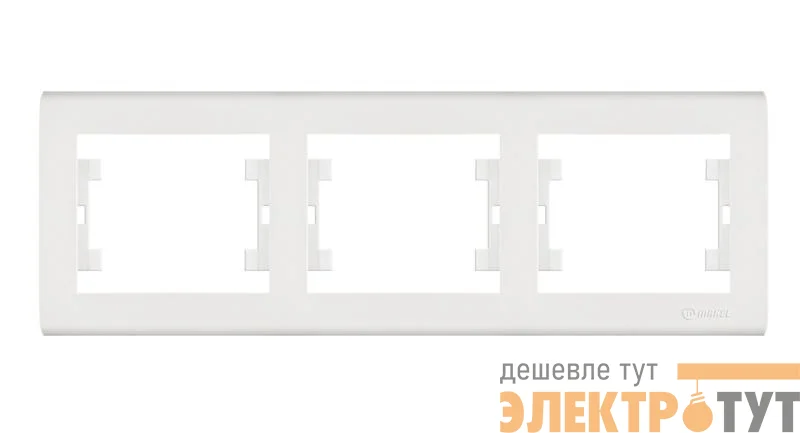 Рамка 3-м Manolya горизонт. бел. Makel 41001703