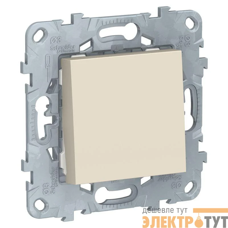 Выключатель 1-кл. UNICA NEW (сх.1) 10AX 250В беж. SchE NU520144