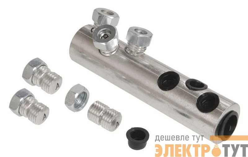 Гильза механическая АМГ 25-95 до 35кВ со срывными болтами алюм. IEK UZA-29-S25-S95-35