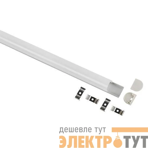 Комплект с накладным анодированным профилем 2420 24х20мм 2м Эра Б0062861