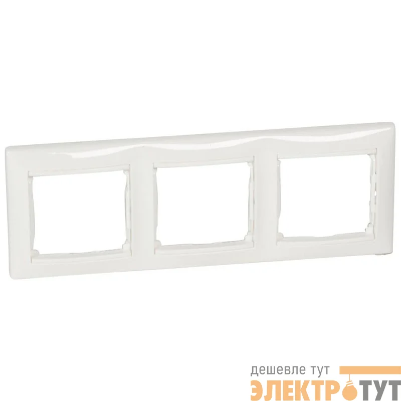 Рамка 3-м Valena горизонт. бел. (DIY-упак.) IEK 694242