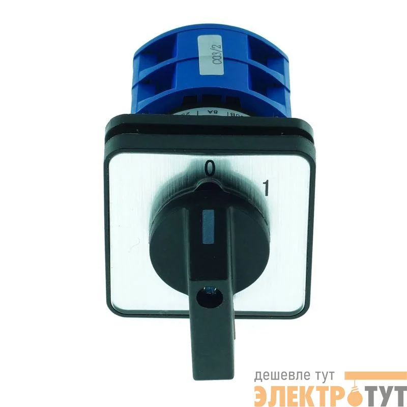 Переключатель кулачковый LW32-10/C03/2 10А 3Р "0-1" CHINT 425062