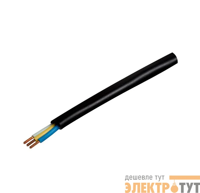 Кабель ВВГ-Пнг(А) 3х2.5 (N PE) 0.66кВ (уп.100м) АЛЬФАКАБЕЛЬ 656677