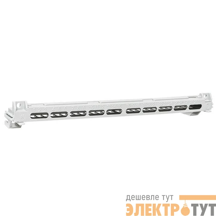 Держатель для установки шин N/PE (без шин) EKF nv-bh-1