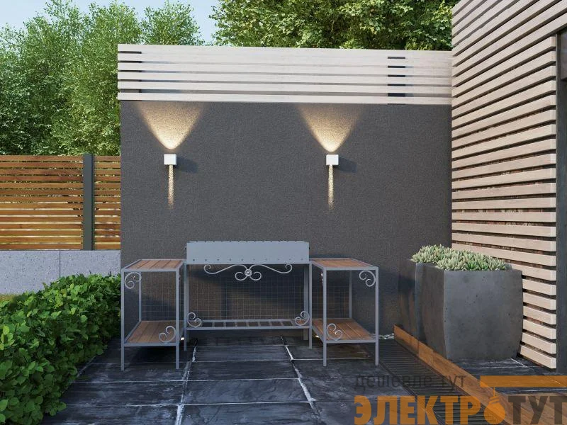 Светильник светодиодный 5111 6Вт 4000К IP65 уличный настенный черн. IEK LT-DBU0-5111-006-40-K02