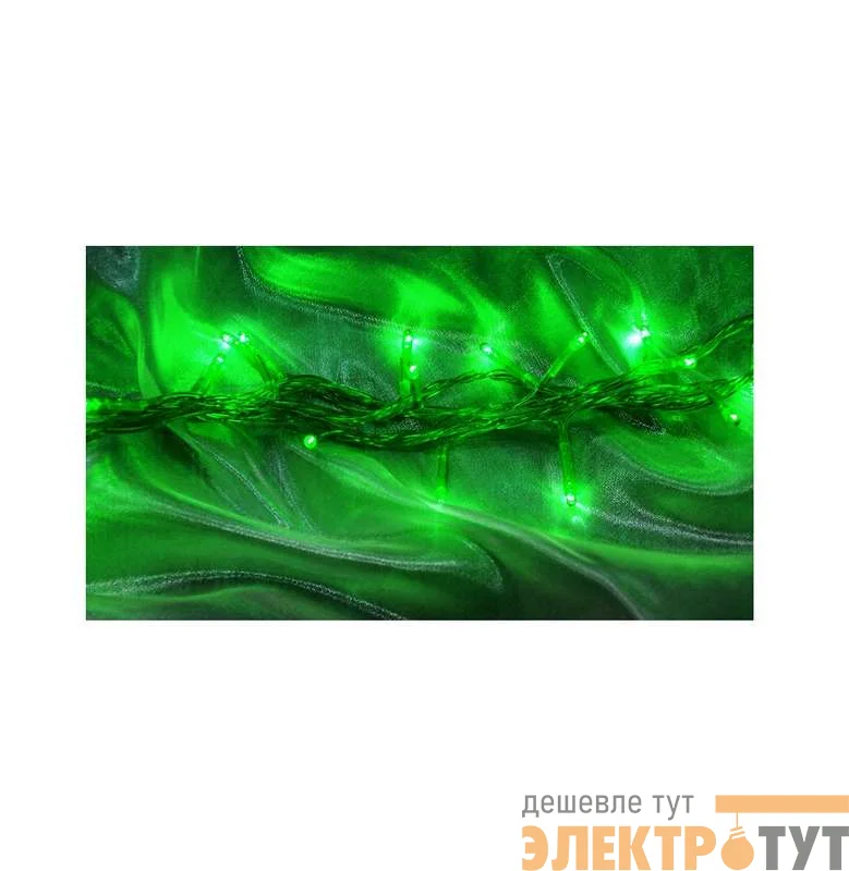 Гирлянда ILD100C-GG 100LED зел. 5м провод зел. Shlights 4690601042736