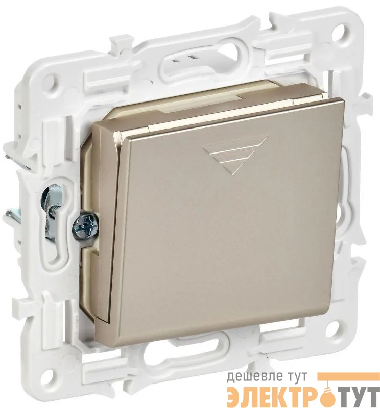Выключатель карточный SKANDY 30А SK-V15Sh шампань IEK SK-V11-0-10-K37