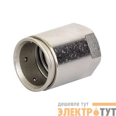 Муфта труба-коробка d40мм IP66/IP67 М40х1.5 внутр. резьба никелир. латунь DKC 6112-A40