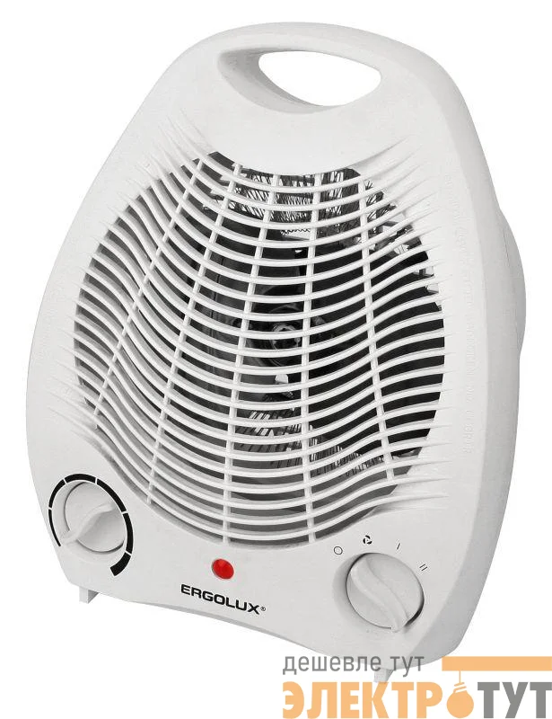Тепловентилятор ELX-FH01-C01 220-240В 1000/2000Вт бел. Ergolux 13908