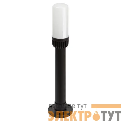 Светильник садово-парковый НТУ 01-60-011 Поллар IP54 E27 max60Вт h640мм напольный черн. ЭРА Б0057490