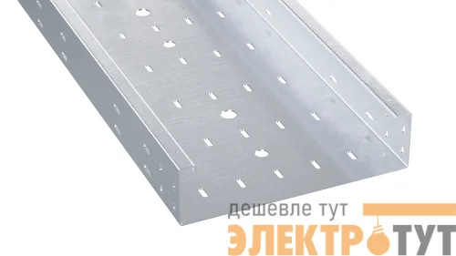 Лоток листовой перфорированный 50х75 L3000 0.8мм нерж. сталь INOX304 DKC ISL507C