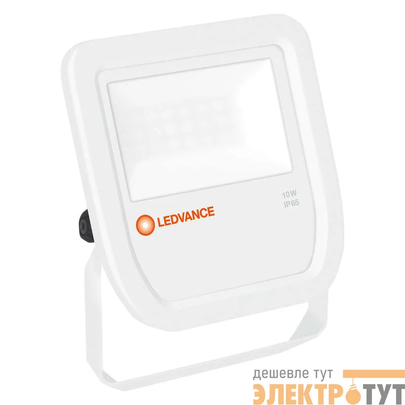 Прожектор светодиодный FLOODLIGHT ДО 10Вт 4000К 1100Лм IP65 бел. LEDVANCE 4058075097421