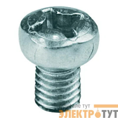 Винт с полуцилиндрической головкой М6х10 нерж. сталь INOX 316L (уп.200шт) DKC CM090610INOX316L