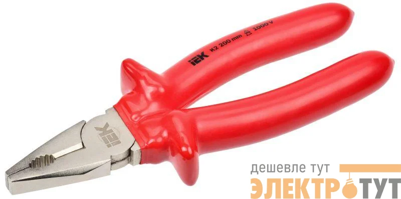 Пассатижи диэлектрические Profi 200мм 1000В ARMA2L 3 IEK A2L3-PL20-K2-200