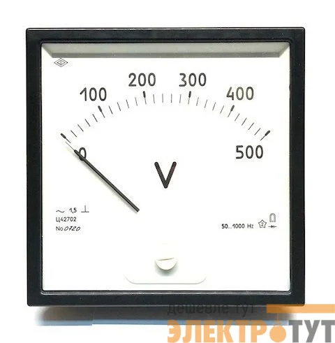 Вольтметр Ц42702 0-500V кл.1