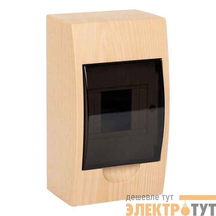 Щит ЩРН-П-4 IP41 светлое дерево PROxima EKF pb40-n-4-light