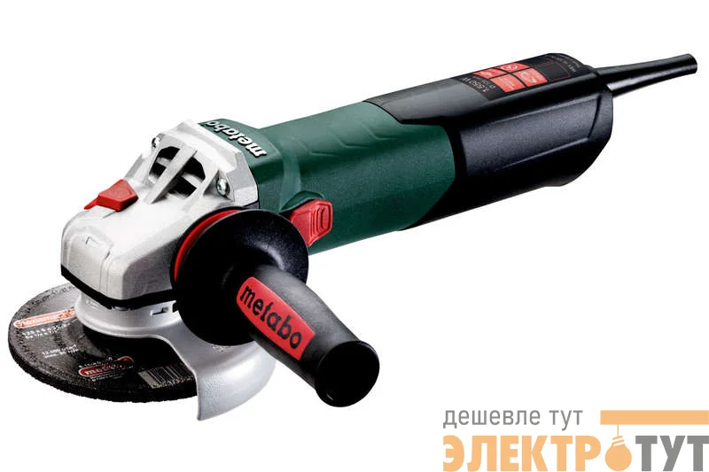 Машина угловая шлифовальная WEV 15-125 Quick 1550Вт 3.5Нм 2.8-11/мин Metabo 600468000