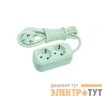 Удлинитель 2х3м с заземл. 16А IP20 Makel MGP113