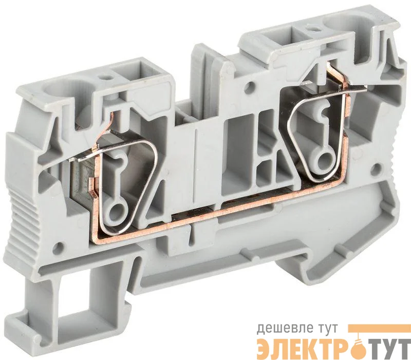 Клемма пружинная КПИ 2в-6 57А сер. IEK YZN11-006-K03