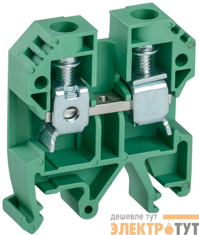 Клемма винтовая КВИ-10кв.мм зел. IEK YZN30-010-K06