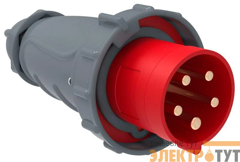 Вилка эл. каб. 63А 3P+PE+N 6ч/200/346-240/415В IP67 MAGNUM ССИ-035 IEK PSN02-063-5