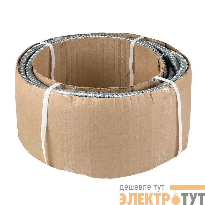 Металлорукав Р3-ЦХ-10 d10мм с протяжкой (уп.20м) EKF mrzn-10-20