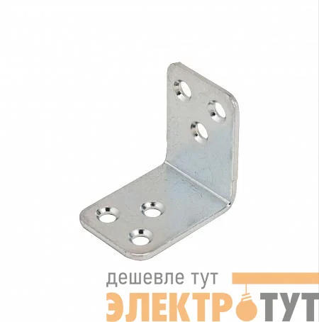 Угол мебельный широкий 30х30х25х2.0 цинк Tech-Krep/Zitar 141958