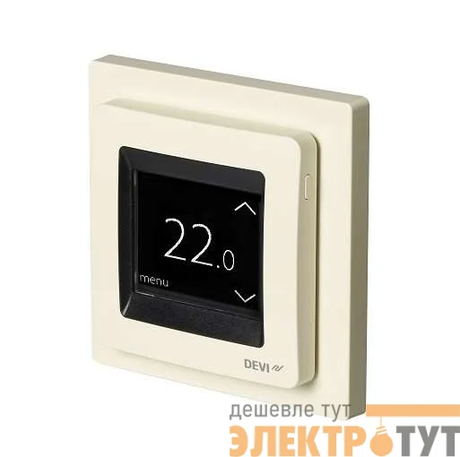 Терморегулятор DEVIreg Touch с комбинацией датчиков 16А беж. DEVI 140F1078