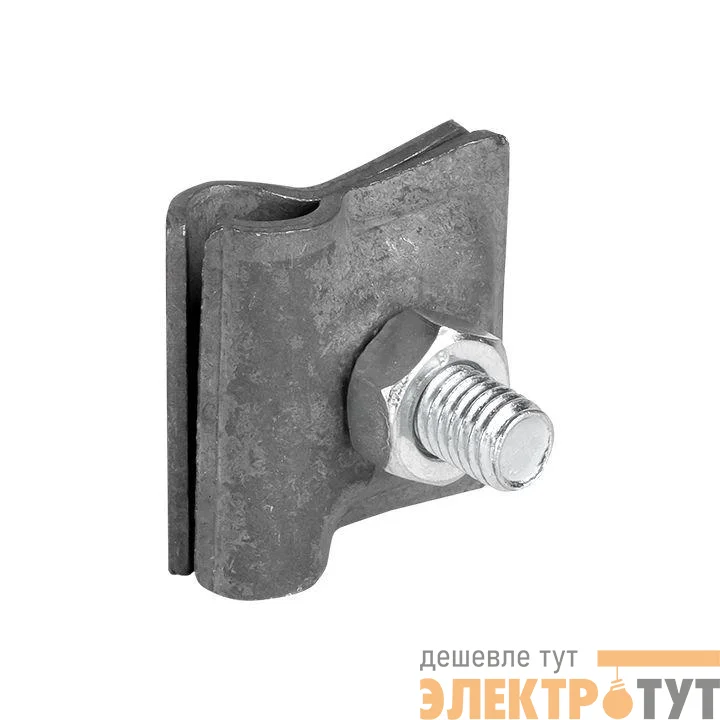 Зажим прута универсальный малый (пластина 30х30мм) HZ EKF lp-51510