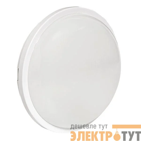 Светильник светодиодный ЖКХ ДПО-2400 12Вт 4000К IP65 круг с микроволновым датчиком движения LUMA EKF BKL-2400DM-R-12-4000