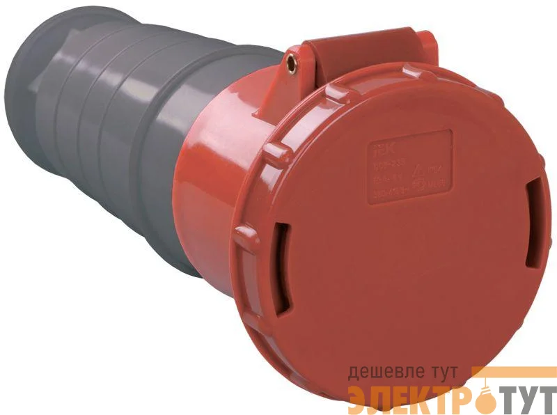 Розетка кабельная 63А 380В 3P+PE+N ССИ-235 IP54 IEK PSR22-063-5
