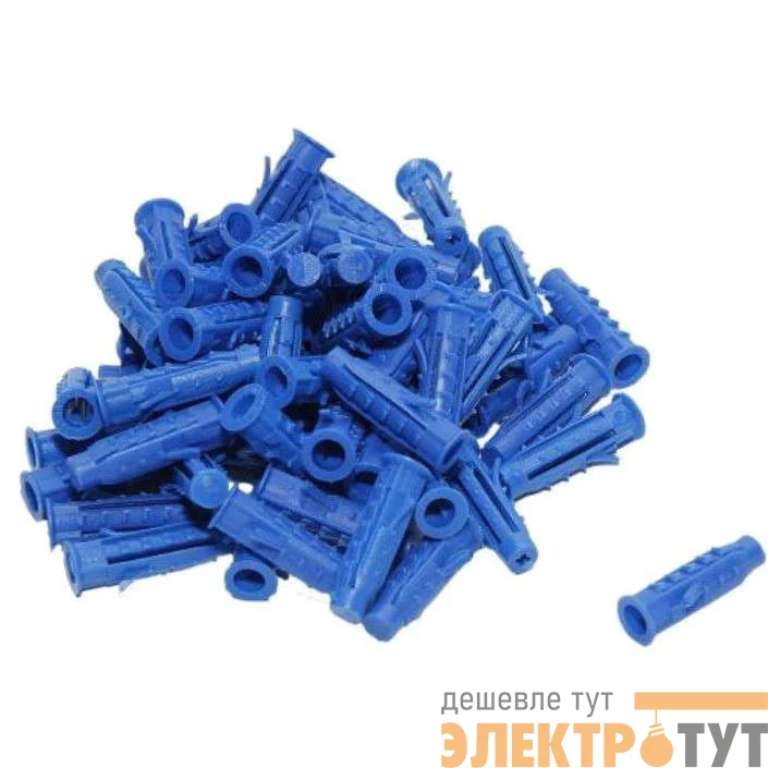 Дюбель распорный Чапай 6х40 шипы+усы полипропилен (уп.100шт) пакет БМ 1010648