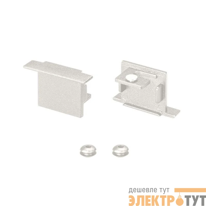Заглушка SL-LINE-3523 WHITE глухая металл (комплект) Arlight 043123