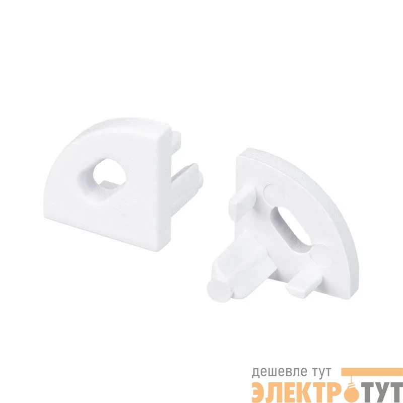 Заглушка ARH-KANT-H10 с отверстием пластик Arlight 037356