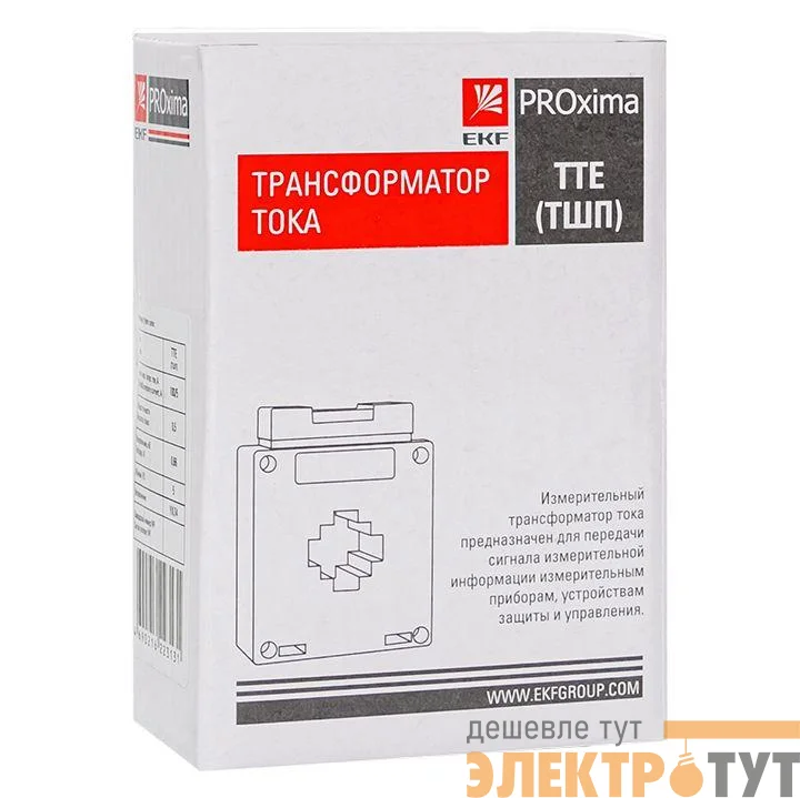 Трансформатор тока ТТЕ 40 400/5А кл. точн. 0.5 PROxima EKF tte-40-400/tc-40-400-0.5