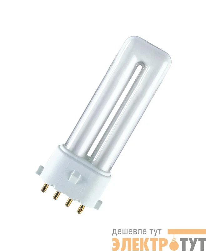 Лампа люминесцентная компакт. DULUX S/E 9Вт/827 2G7 OSRAM LEDVANCE 4099854123788