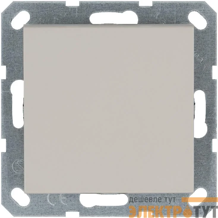 Переключатель проходной 1-кл. 10А IP20 механизм тауп Jasmart G3012T