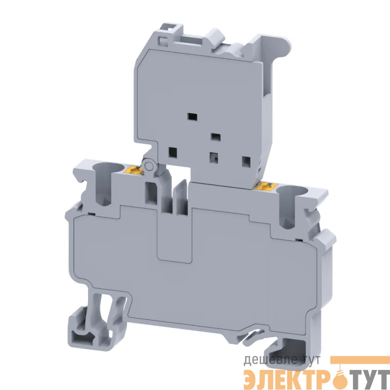 Клемма для предохранителей push-in OptiClip CPF-4-HESI-(5х20)-10А-(0.2-4) сер. КЭАЗ 331875