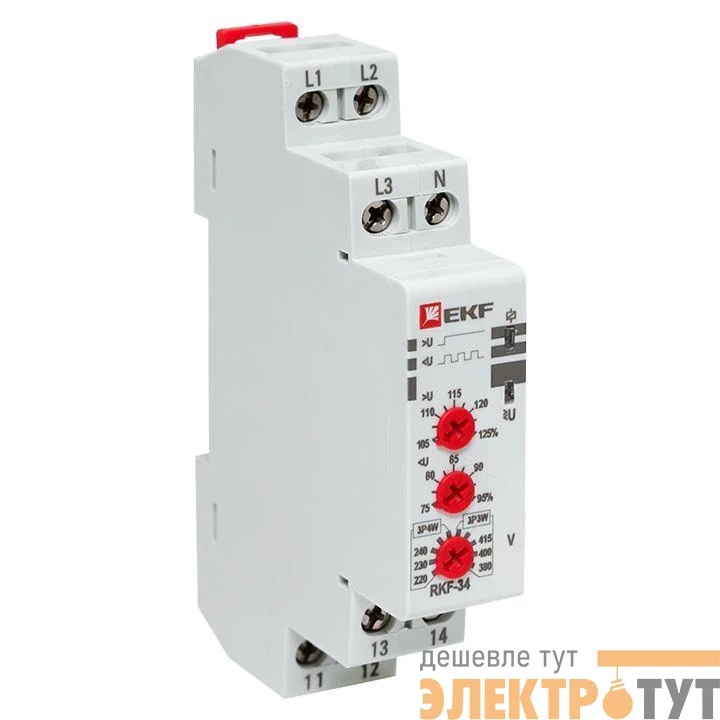 Реле контроля фаз RKF-34 PROxima EKF rkf-34