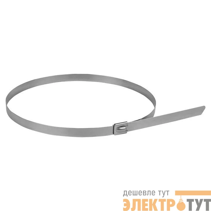 Хомут AISI 304 7.9х520 нерж. сталь FlexLock (уп.10шт) PROxima EKF plc-fl-tss-304-7.9x520-r