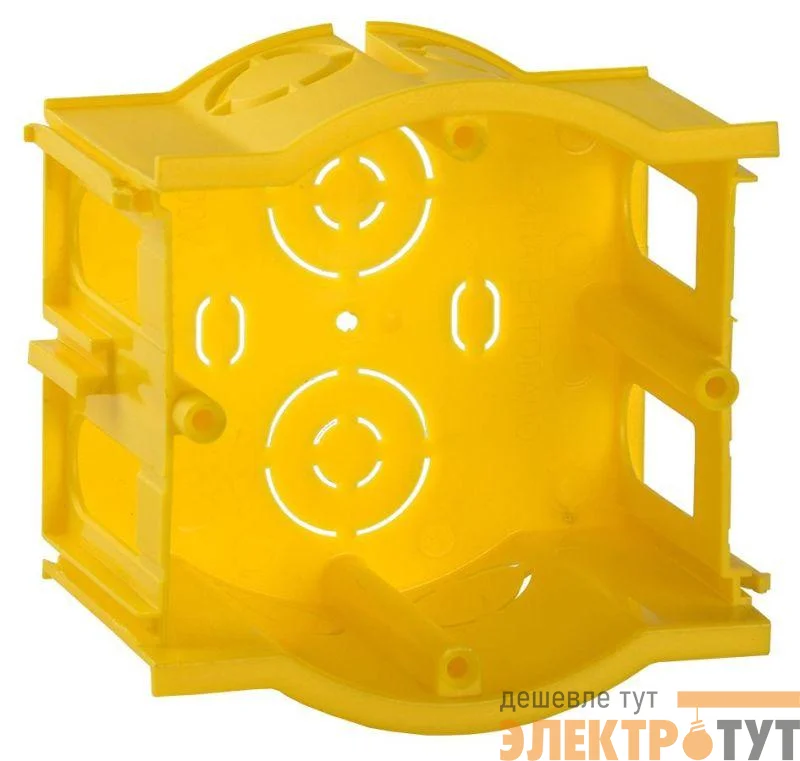 Коробка установочная С3 d68x45 для твердых стен (сборная проходная) (опт. уп) GENERICA UKT10-068-045-000-K0-N-UO